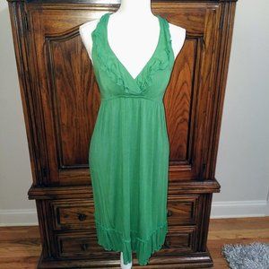 Cha Cha Vente Green Ruffle Sundress
